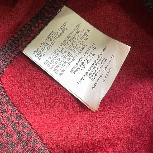 PGA TOUR Men's Two-Tone Quarter-Zip Golf Pullover red M - Picture 6 of 11